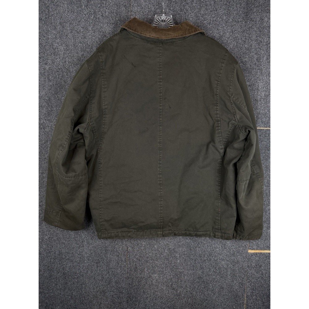 Levi's Canvas Utility Jacket Corduroy Collar Lined‎ Men's XL Green Detroit Style - Picture 7 of 14